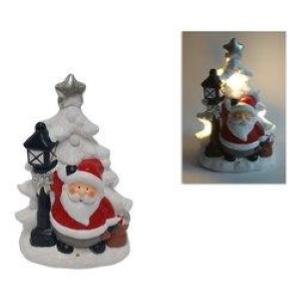 Albero Innevato C/B.Natale C/Luci
