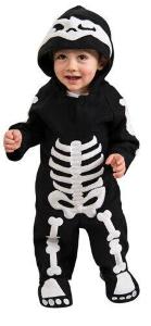Costume Scheletrino Baby 1/2