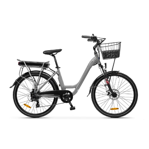 Lancia Y Incanto (Lnbi220001) City Ebike (Grigio)  Bicicletta Elettrica  Ruote 26