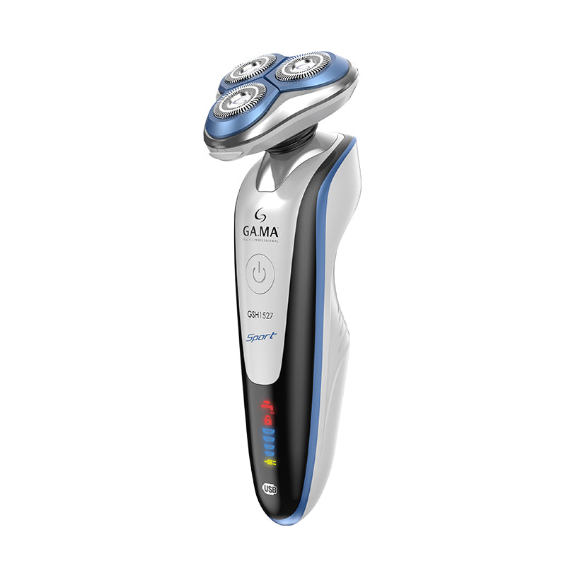 Ga.Ma Sport Gsh 1527 (Gm0617)-Rasoio Elettrico Wet  E  Dry-3 Testine Con Rifinitore