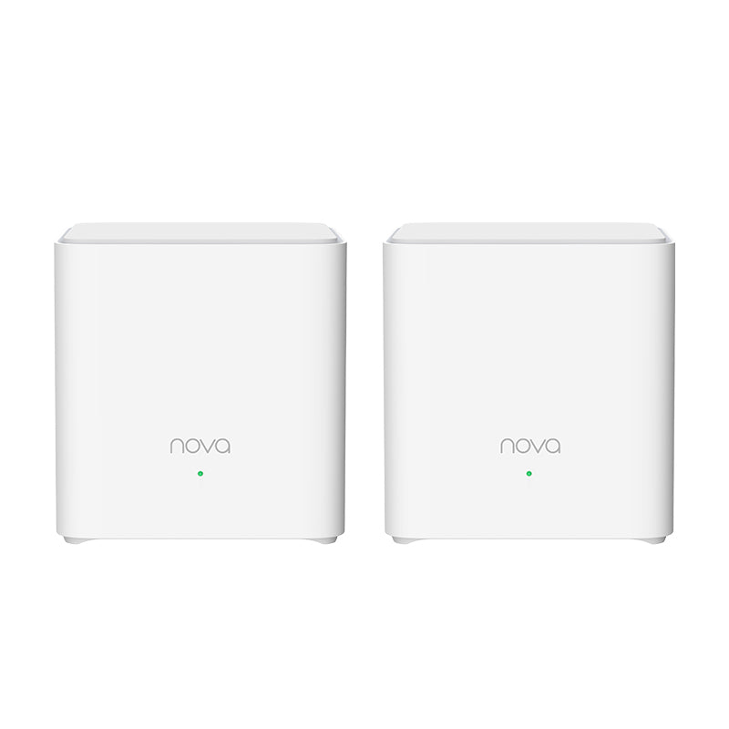 Tenda Nova Ex3 (2-Pack) - Sistema Mesh Ax1500 Wi-Fi 6 - Copertura Fino A 200Mq