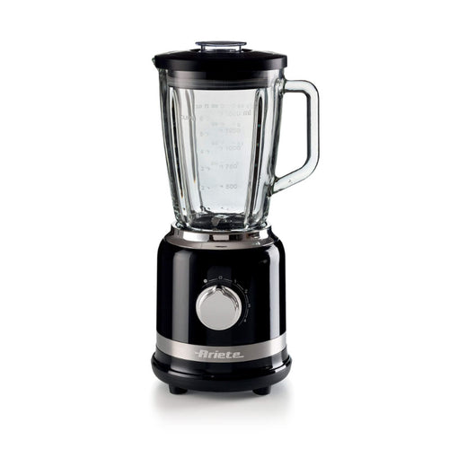 Ariete Frullatore  Moderna Nero (0585/02) - 1,5L - 4 Velocita'' + Pulse - Tritaghiaccio - 1000W