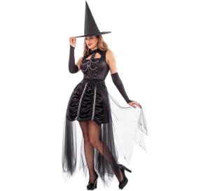 Costume Strega Oscuro Ad. Xl Extra Lusso