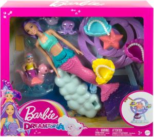 Barbie Sirena + Piccoli E Giostra