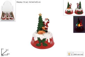 Scenario Albero C/B.Natale C/Luci