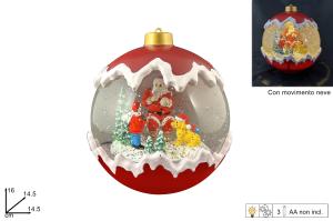 Sfera Ampolla Luci E Mov.Neve