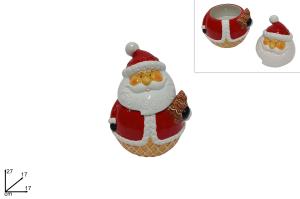 Barattolo Babbo Natale C/Biscotto