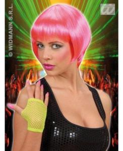 Parrucca Rave Caschetto Rosa