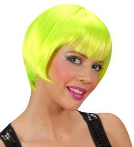 Parrucca Rave Caschetto Verde Fluo