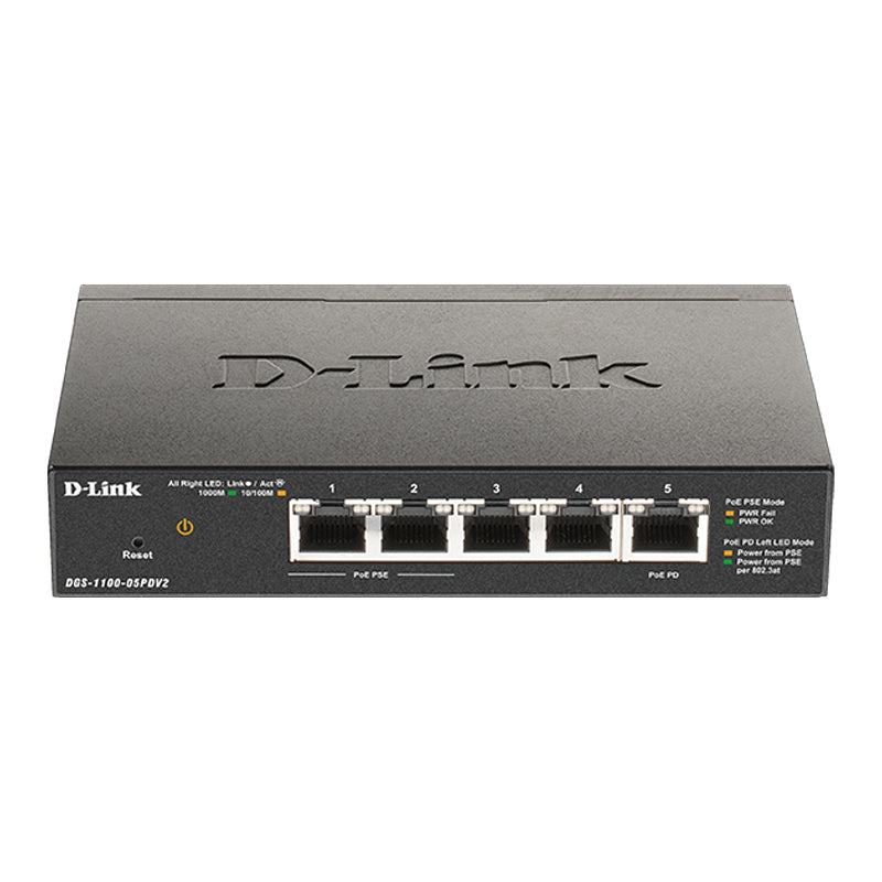 D-Link Dgs-1100-05V2 - Smart Switch 5 Porte Gigabit Gestite