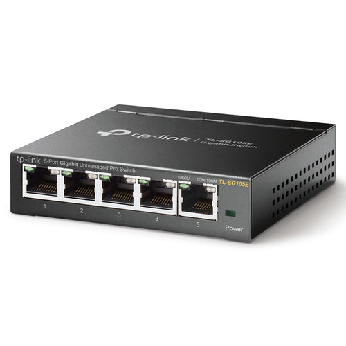 Tp-Link Tl-Sg105E - Switch 5 Porte Gigabyte - Case Metallico