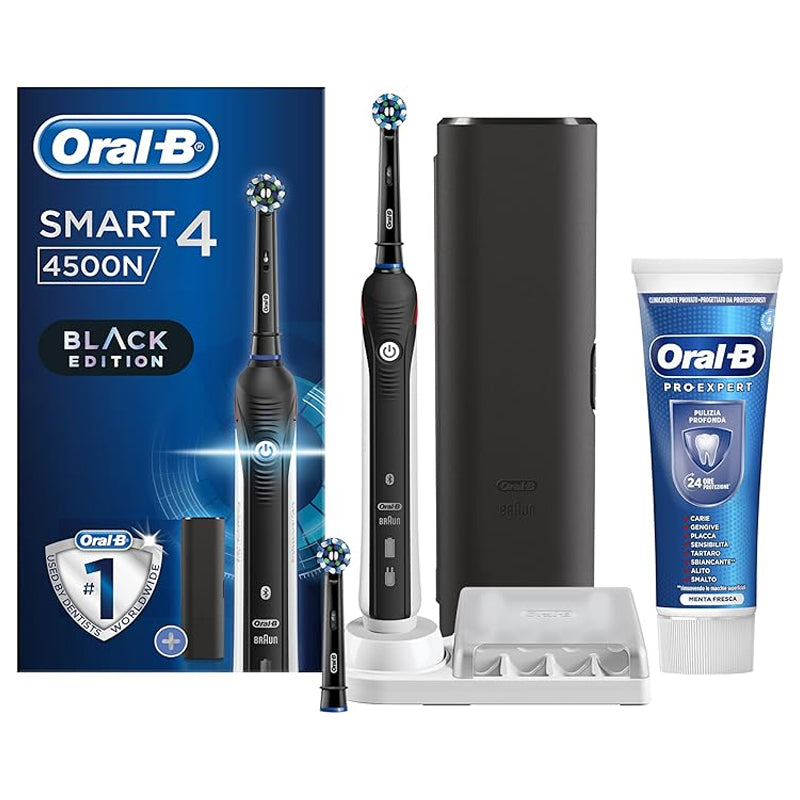 Oral-B Smart 4 4500 - Spazzolino Elettrico - Denttifricio - Custodia Da Viaggio