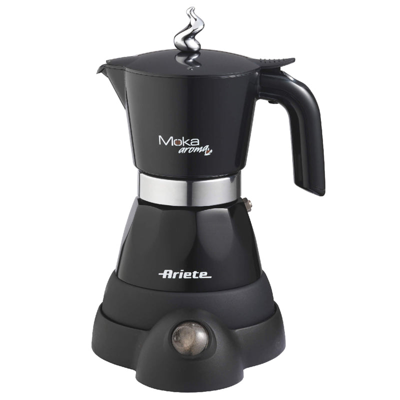 Ariete Moka Aroma Elettrica (1358/11 ) - Caffettiera Moka Elettrica 2 O 4 Tazze - 400W
