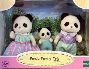 Sylvanian Families Trio Famiglia Panda