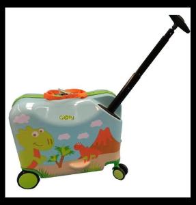 Giolly Trolley Cavalcabile Dinosauro C/Cinghia