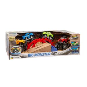 Big Monster Set 4 Veicoli + Acc