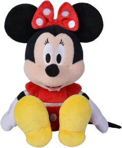 Minnie Peluche Abito Rosso Cm 25