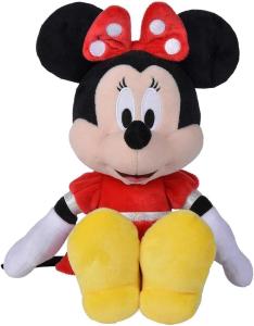 Disney Peluche Minnie Abito Rosso Cm 35