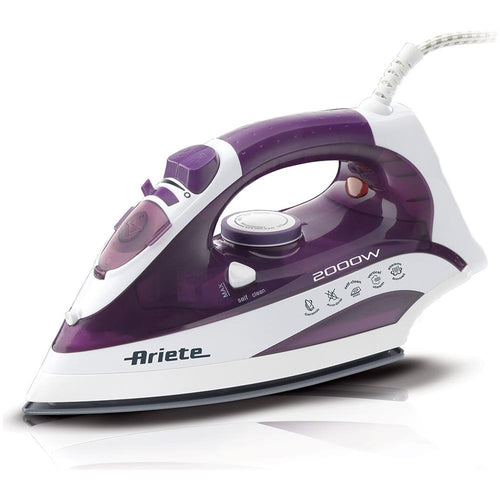 Ariete Steam Iron 2000 (6235)  Ferro Da Stiro  Piastra Ceramica  Colpo Vapore 2000W