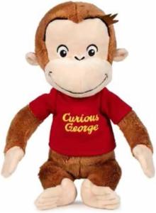 Peluche Cuorioso Come George Cm 25 Tshirt Rossa
