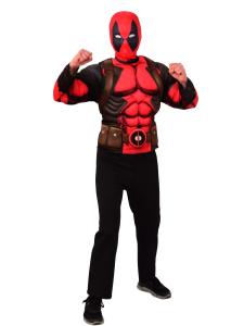 Deadpool Maglia E Maschera Ad.