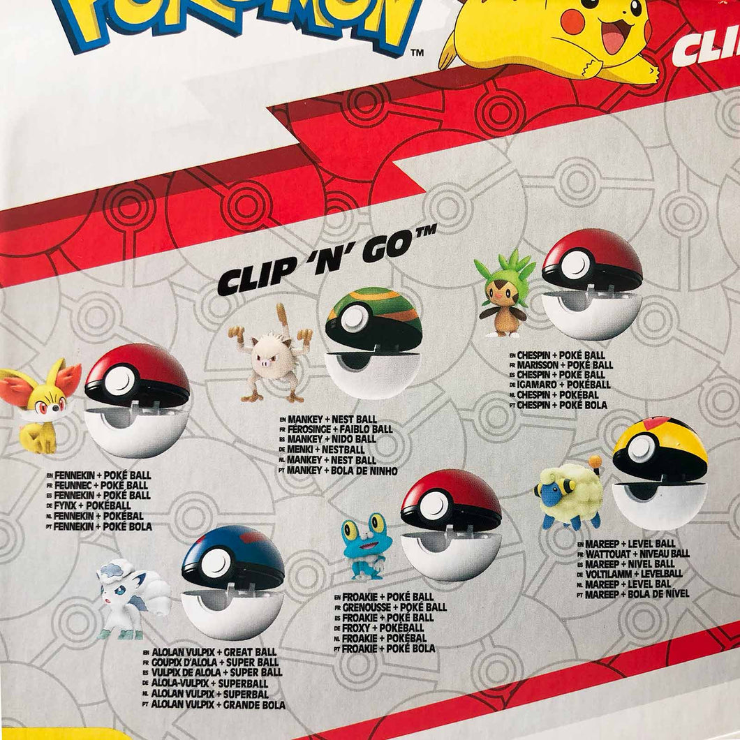 Rei Toys PK160400 Pokémon Clip N Go PERSONAGGI - modello casuale