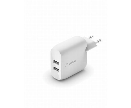 Caricabatterie 2 Porte Usb-A 12W - Bianco