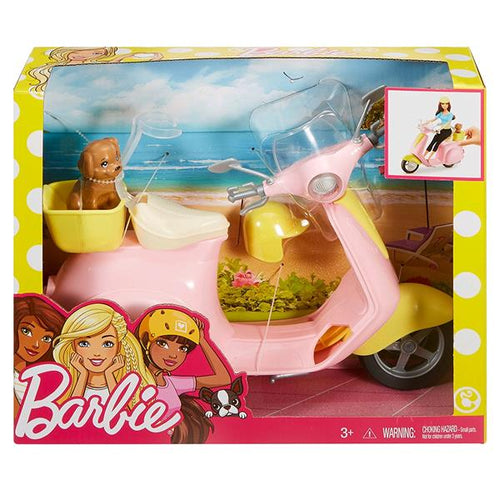 Barbie - Scooter Con Cucciolo Tv