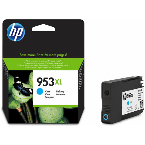 Hp 953Xl Ciano (F6U16Ae)  Cartuccia Originale Ad Alta Efficienza