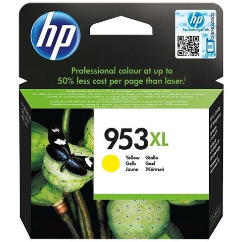 Hp 953Xl Yellow (953Xl)  Cartuccia Originale Ad Alta Efficienza