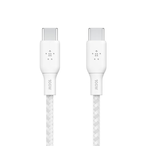 Cavo Intrecciato 100W Usb-C To Usb-C 3M - Bianco