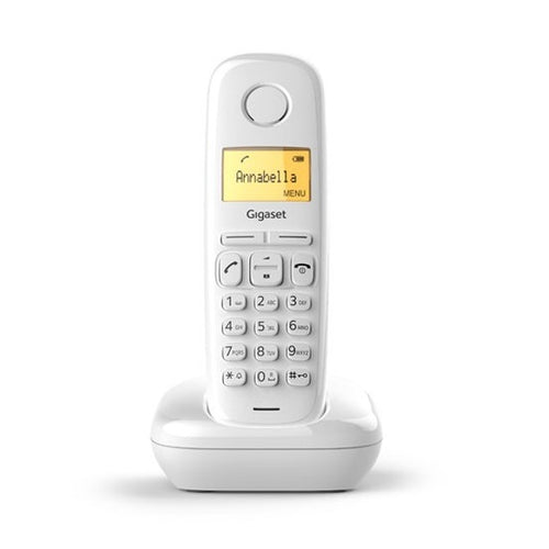 Gigaset A170 (Bianco)  Telefono Cordless  Funzione Sveglia