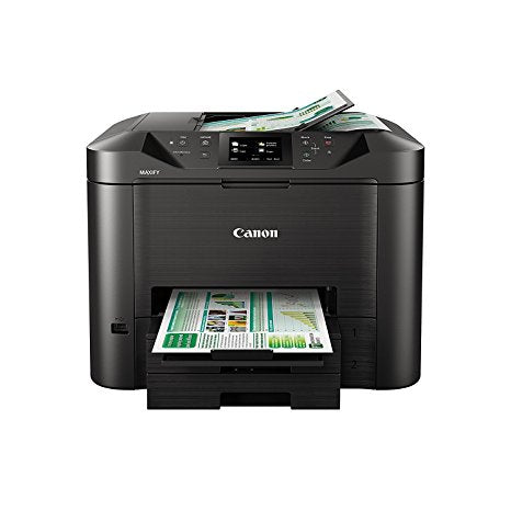 Canon Maxify Mb5450 (0971C009)  Stampante Multifunzione Inkjet A4  Lan  Wifi  Fronte/Retro Auto  Doppio Cassetto