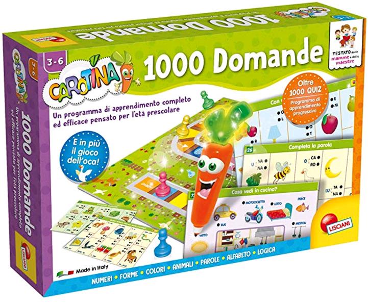 CAROTINA - 1000 DOMANDE PRESCOLARE CON PENNA PARLANTE