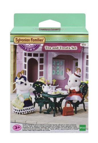6012 Sylvanian Families - TOWN Tavolo con 2 sedie e set per il The