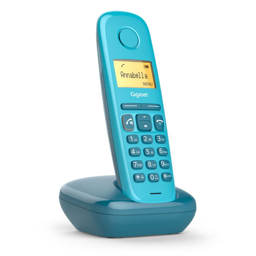 Gigaset A270 (Acqua Blu)  Telefono Cordless  Funzione Sveglia