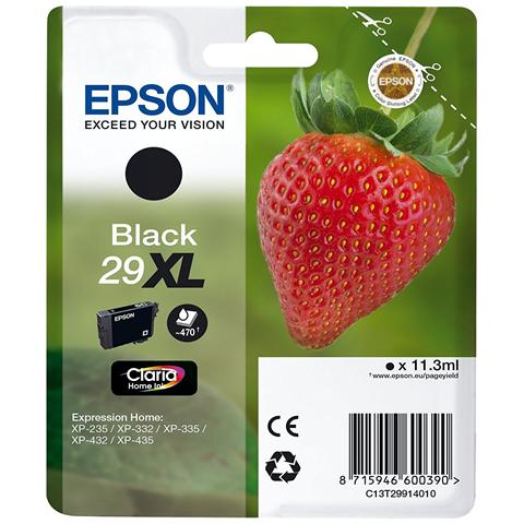 Epson T29Xl Black (C13T29914012) - Cartuccia Originale Ad Alta Efficienza