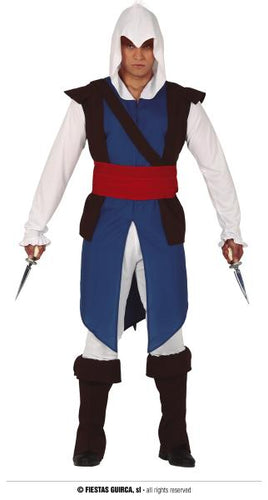 Costume Guerriero Mercenario Templare Adulto Taglia M 48-50 Assassin'S Creed