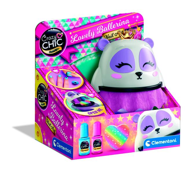 CRAZY CHIC - LOVELY PANDA BALLERINA SET UNGHIE