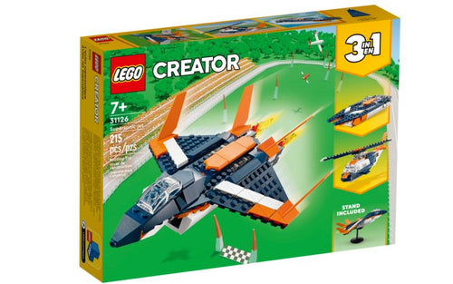 LEGO CREATOR 3 IN 1 JET SUPERSONICO 