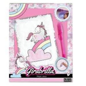 Girabrilla Diario Unicorno C/Penna Magica