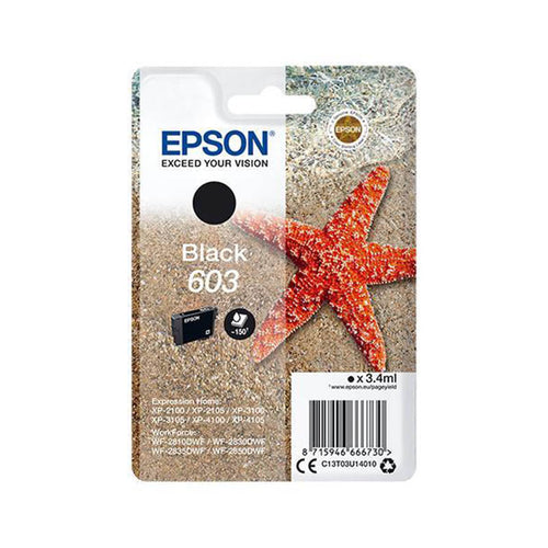 Epson 603 Black (C13T03U14010)-Cartuccia Originale