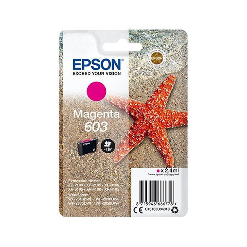 Epson 603 Magenta (C13T03U34010) - Cartuccia Originale