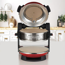 Carica l&#39;immagine nel visualizzatore di Gallery, Ariete Forno Pizza Rosso (0927/00)- 2 Piastre In Pietra Refrattaria-2 Pizze Contemporaneamente-5 Livelli Cottura-2300W
