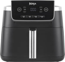 Carica l&#39;immagine nel visualizzatore di Gallery, Ninja PRO 4.7L Friggitrice ad Aria 4 in 1, Cassetto Singolo, Frittura ad Aria, Cottura Arrosto, Riscaldamento, Essiccazione, Componenti Antiaderenti Lavabili in Lavastoviglie, Nero
