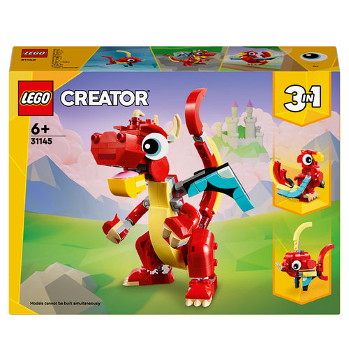 31145 LEGO Creator Drago rosso