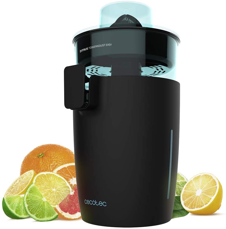 Spremiagrumi elettrico Zitrus TowerAdjust Easy Black Inox