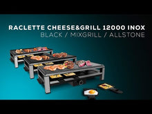 Carica e avvia il video nel visualizzatore di galleria, Raclette Cheese&amp;Grill 12000 Inox AllStone
