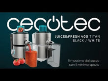 Carica e avvia il video nel visualizzatore di galleria, Centrifuga Juice&amp;Fresh 400 Titan Black
