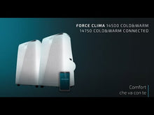 Carica e avvia il video nel visualizzatore di galleria, Condizionatore portatile ForceClima 14500 Cold&amp;Warm
